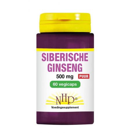 Siberische ginseng 500mg puur