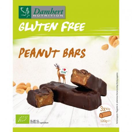 Peanut bars glutenvrij bio