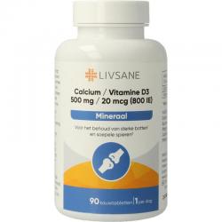 Calcium 500mg / vitamine D3 sinaasappel