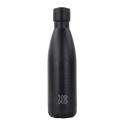 Drinkfles zwart graphite isotherm 500ml