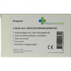 Drugtest urine 5 soorten drugs