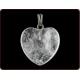 Hanger hart 20 mm bergkristal
