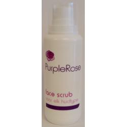 Purple rose face scrub