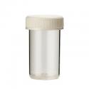 Tabletflacon 15ml transparant met dop