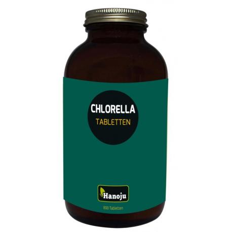 Chlorella premium 400mg glas flacon