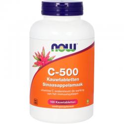Vitamine C 500mg chew orange