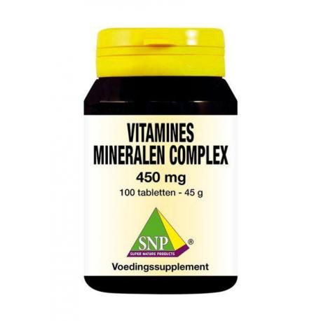 Vitamines mineralen complex 450 mg