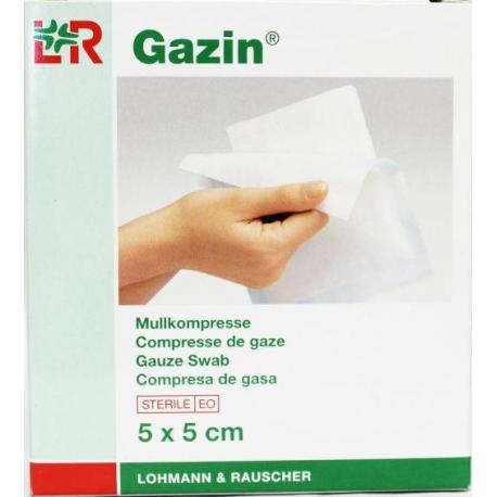 Gazin gaaskompres 5 x 5 cm