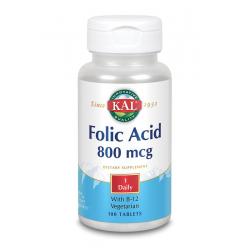 Foliumzuur 800 mcg & B12
