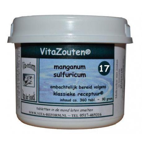 Manganum sulfaat celzout 17/6