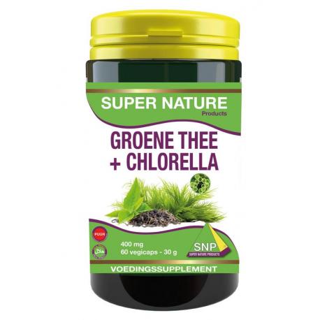 groene thee chlorella 400mg