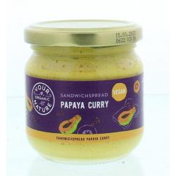Sandwichspread papaya-curry bio
