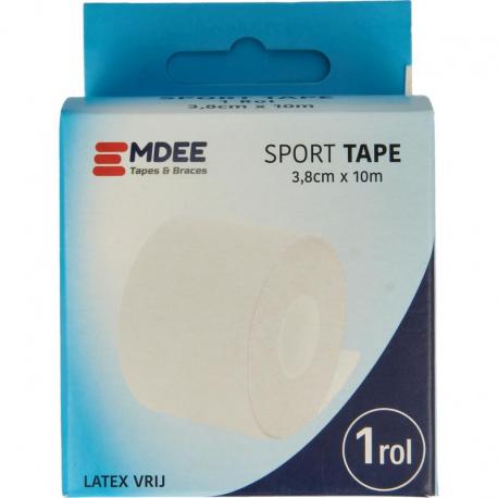 Sport tape 3.8 cm x 10 cm wit
