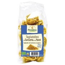 Tagliatelle kurkuma papaver bio