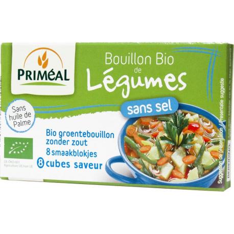 Groentebouillon blokjes zonder zout 9 gram bio