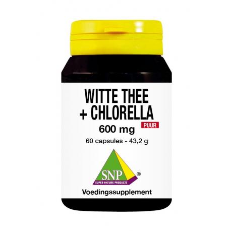 Witte thee + chlorella 600mg puur