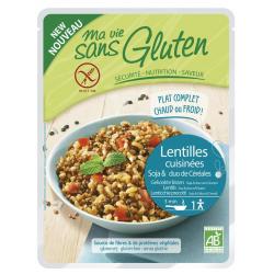 Gekookte linzen soja & granenduo glutenvrij bio