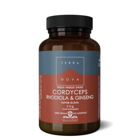 Cordyceps rhodiola & ginseng poeder