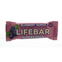 Lifebar plus blueberry quinoa bio