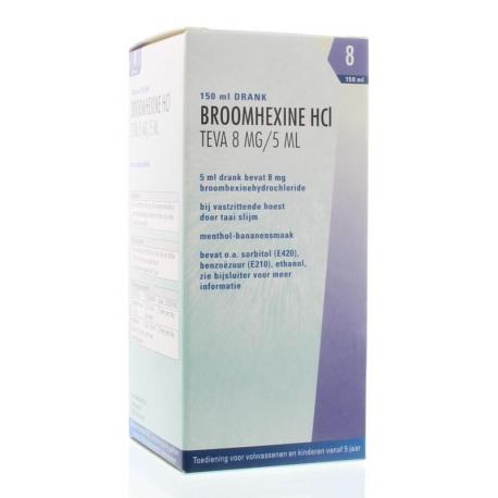 Broomhexine HCL 8 85 1.6 mg