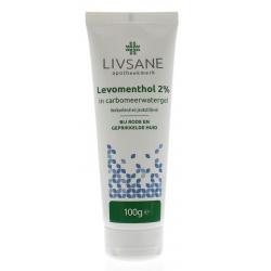 Levomenthol 2% in carbomeerwatergel 1% in tube
