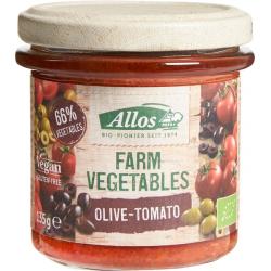 Farm vegetables tomaat & olijf bio