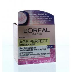 Age perfect gold age nachtcreme pioenroos