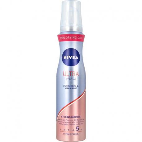 Hair care styling mousse ultra strong