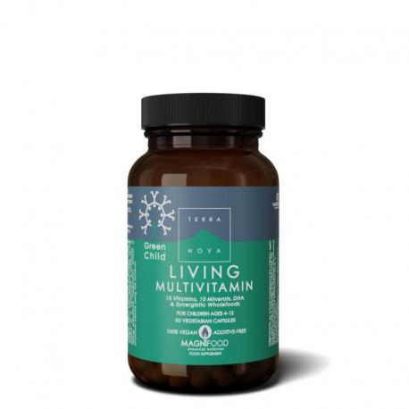 Green child living multivitamins