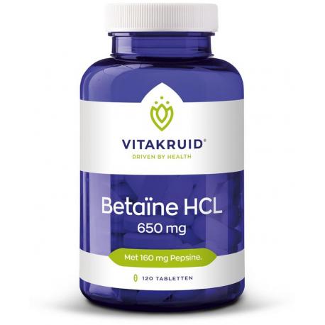 Betaine HCL 650 mg & pepsine 160 mg